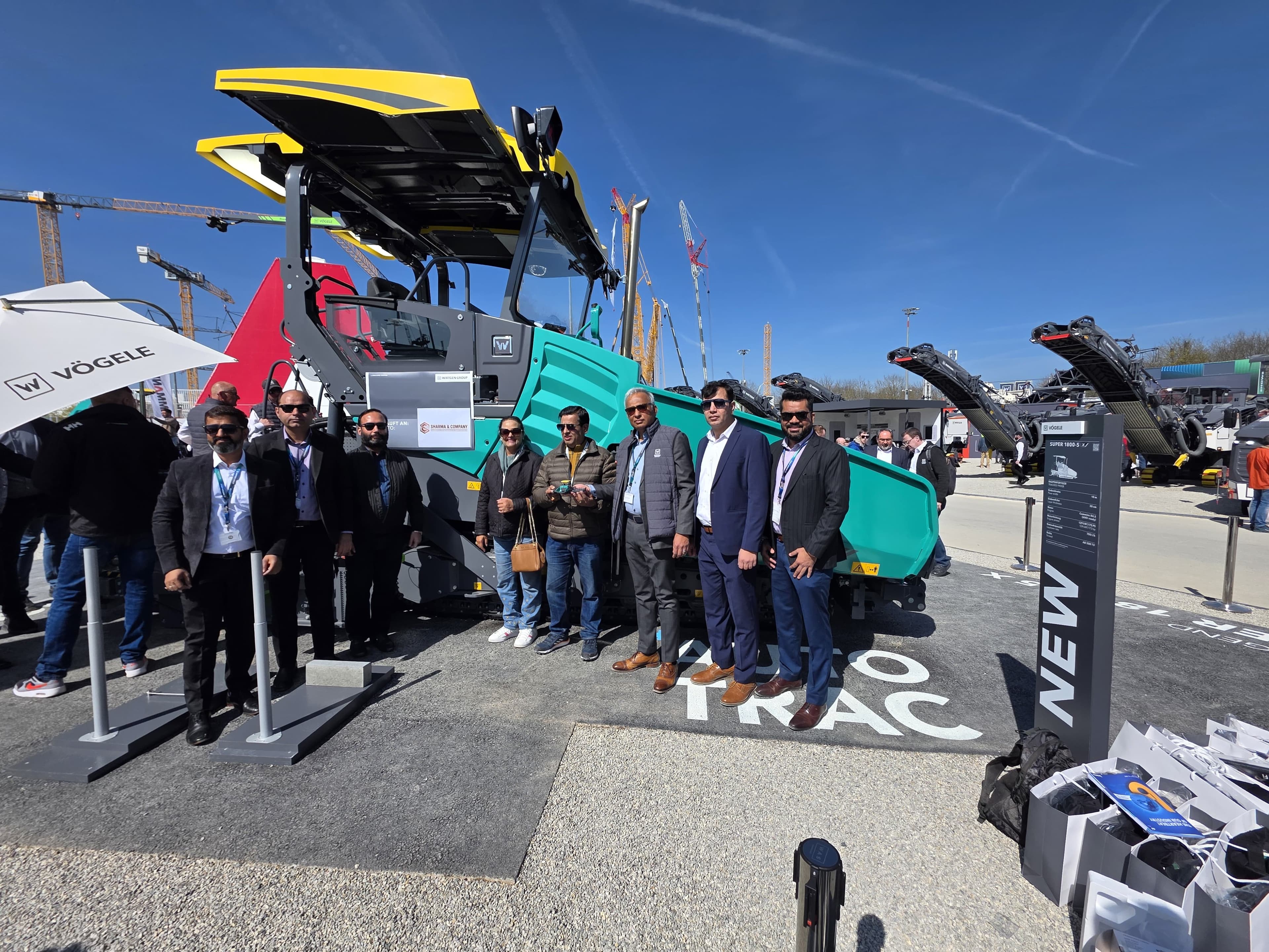 VÖGELE Plant Deal — Parina International × Sharma & Company Strategic agreement for the supply of a VÖGELE plant, strengthening our partnership and expanding road construction solutions.
